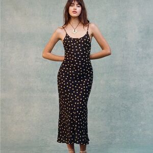 Realisation Par Iggy Dress in Yellow Spot